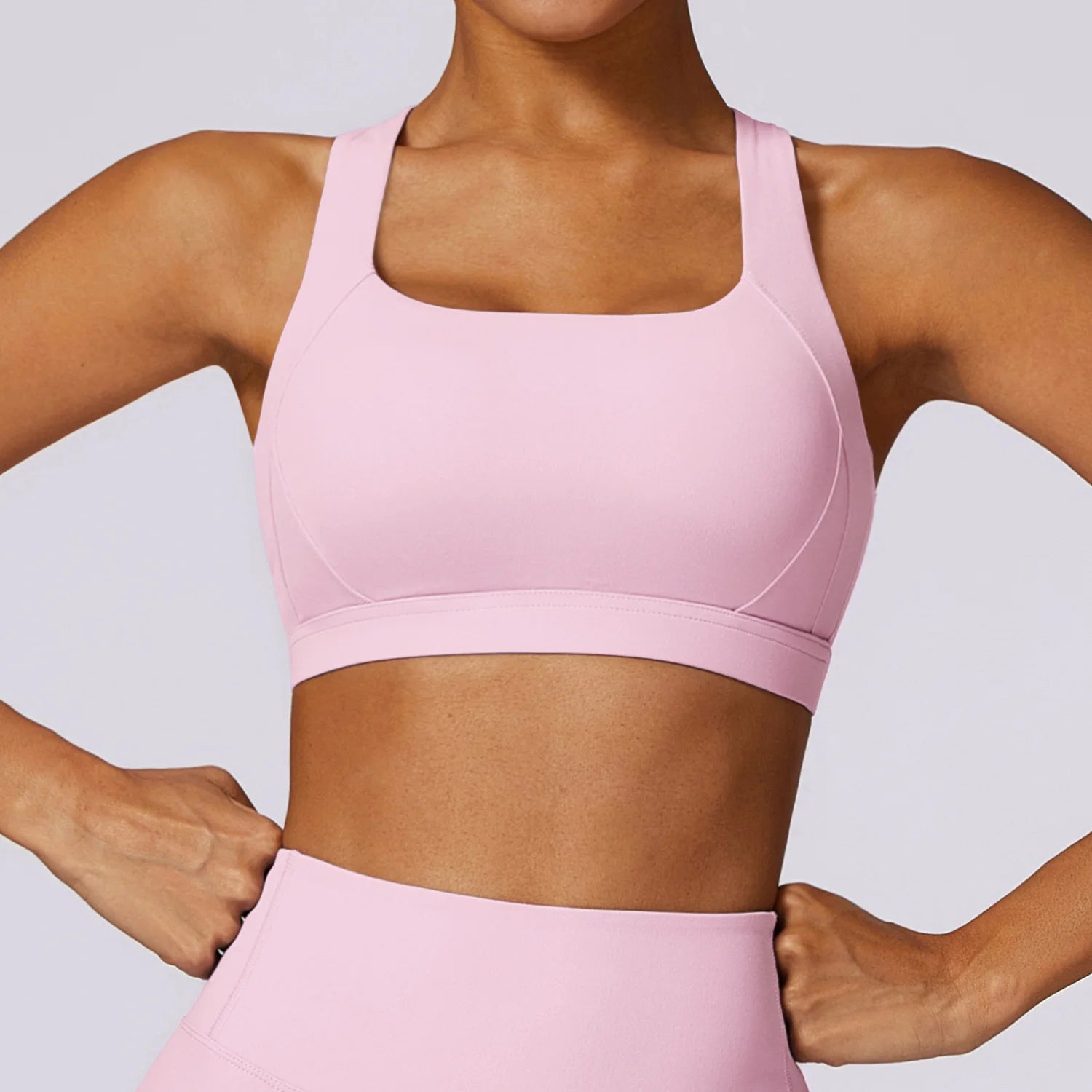 Sport BH Gym Ondergoed Hoge Sterkte Schokbestendig Hardlopen Yoga Crop Top Ademend Pilates Push Up Fitness Tops Dames